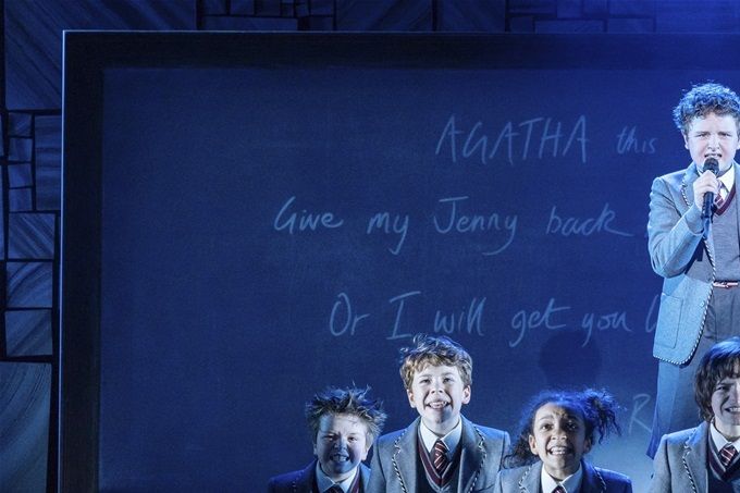 The school scene from Matilda The Musical