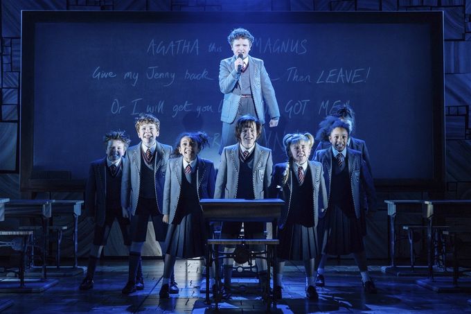 The school scene from Matilda The Musical